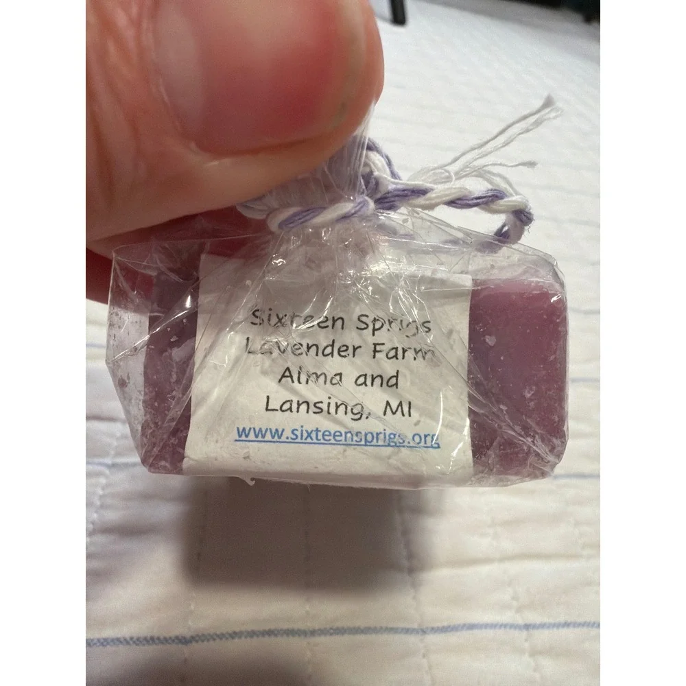 Sixteen Sprigs Lavender Handcrafted Soap Set Lavender & Lavender Mint Michigan